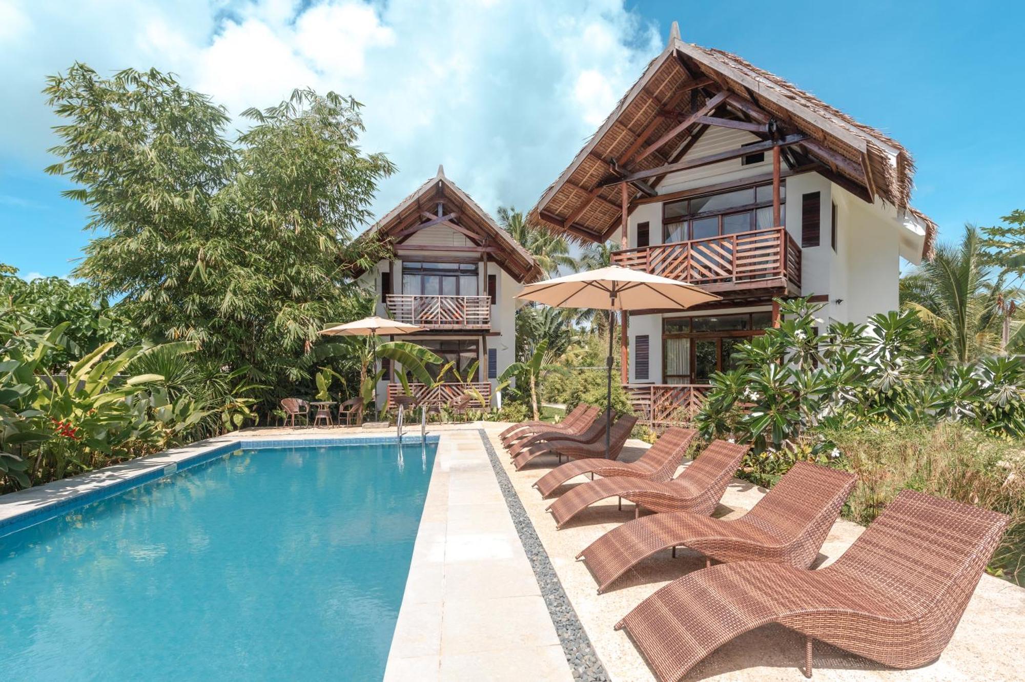 Bulan Villas Siargao جنرال لونا المظهر الخارجي الصورة